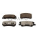 Brake pad set, disc brake QP8738C Quaro