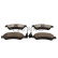 Brake pad set, disc brake QP8769C Quaro