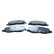 Brake pad set, disc brake QP8945C Quaro