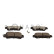 Brake pad set, disc brake QP8947C Quaro