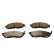 Brake pad set, disc brake QP8960C Quaro