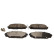 Brake pad set, disc brake QP9058C Quaro