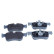 Brake pad set, disc brake QP9166 Quaro