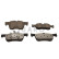 Brake pad set, disc brake QP9166C Quaro
