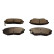 Brake pad set, disc brake QP9180C Quaro