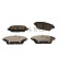 Brake pad set, disc brake QP9202C Quaro