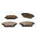 Brake pad set, disc brake QP9202C Quaro