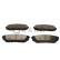 Brake pad set, disc brake QP9272C Quaro