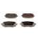 Brake pad set, disc brake QP9284 Quaro
