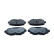 Brake pad set, disc brake QP9284C Quaro