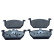 Brake pad set, disc brake QP9331C Quaro
