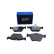 Brake pad set, disc brake QP9345C Quaro