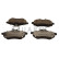Brake pad set, disc brake QP9380C Quaro