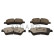 Brake pad set, disc brake QP9385C Quaro