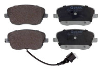 Brake pad set, disc brake QP9502 Quaro
