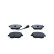 Brake pad set, disc brake QP9502C Quaro, Thumbnail 2
