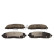 Brake pad set, disc brake QP9505C Quaro