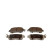 Brake pad set, disc brake QP9510 Quaro