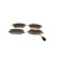 Brake pad set, disc brake QP9623 Quaro