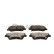 Brake pad set, disc brake QP9666C Quaro