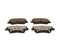 Brake pad set, disc brake QP9666C Quaro