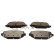 Brake pad set, disc brake QP9697C Quaro