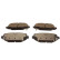 Brake pad set, disc brake QP9697C Quaro