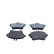 Brake pad set, disc brake QP9763C Quaro, Thumbnail 2