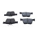 Brake pad set, disc brake QP9775C Quaro