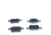 Brake pad set, disc brake QP9821 Quaro