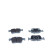Brake pad set, disc brake QP9821 Quaro