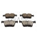 Brake pad set, disc brake QP9909C Quaro
