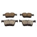 Brake pad set, disc brake QP9909C Quaro