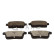 Brake pad set, disc brake QP9913C Quaro