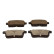 Brake pad set, disc brake QP9913C Quaro