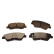 Brake pad set, disc brake QP9954C Quaro