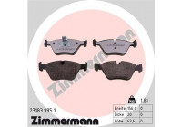 Brake Pad Set, disc brake rd:z 23183.995.1 Zimmermann