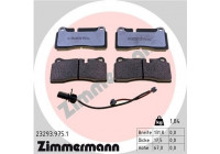 Brake Pad Set, disc brake rd:z 23293.975.1 Zimmermann