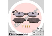 Brake Pad Set, disc brake rd:z 23708.990.1 Zimmermann