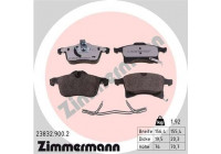 Brake Pad Set, disc brake rd:z 23832.900.2 Zimmermann