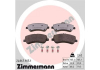 Brake Pad Set, disc brake rd:z 24867.905.1 Zimmermann