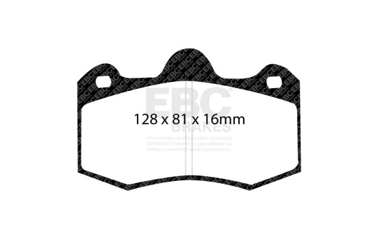 Brake Pad Set, disc brake Redstuff DP3036C EBC, Image 7