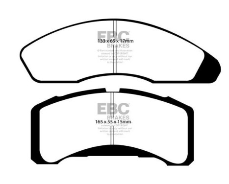 Brake Pad Set, disc brake Redstuff DP31151C EBC, Image 5