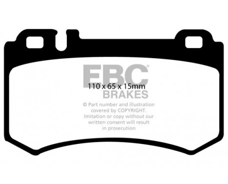 Brake Pad Set, disc brake Redstuff DP31490C EBC, Image 5