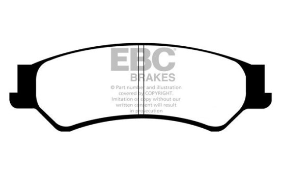 Brake Pad Set, disc brake Redstuff DP31500C EBC, Image 5