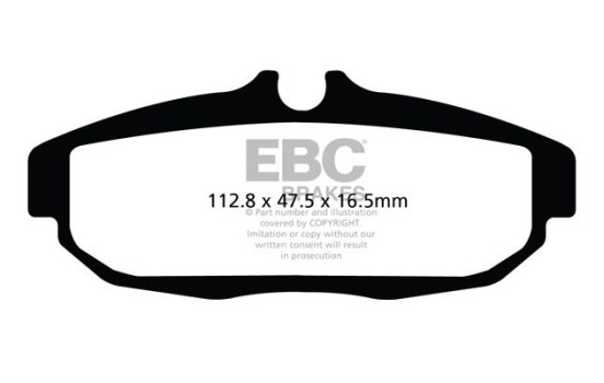 Brake Pad Set, disc brake Redstuff DP31894C EBC, Image 5