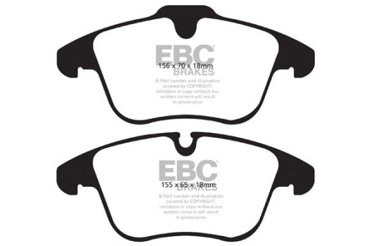 Brake Pad Set, disc brake Redstuff DP31911C EBC, Image 5
