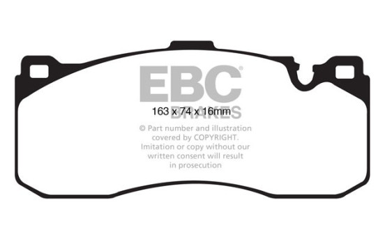 Brake Pad Set, disc brake Redstuff DP31995C EBC, Image 5