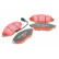 Brake Pad Set, disc brake Redstuff DP32127C EBC