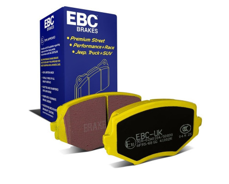 Brake Pad Set, disc brake Yellowstuff DP41002R EBC, Image 7